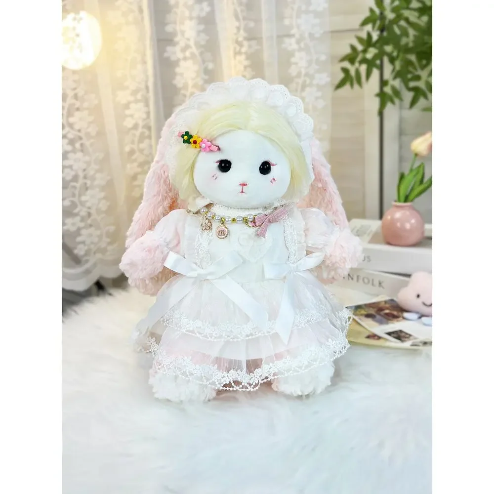 Large Bartholomew Bear clothes outfits - Puffy White Tulle Princess Dress